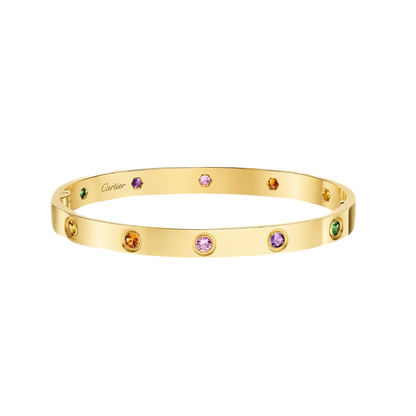 [✨Panda Jewelry💎]2026 RAINBOW LOVE BRACELET 6.1MM  10 DIAMONDS