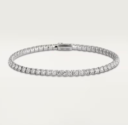 [Panda Jewelry]  CLASSIC BASEBALL BRACELAT, 52 DIAMOND