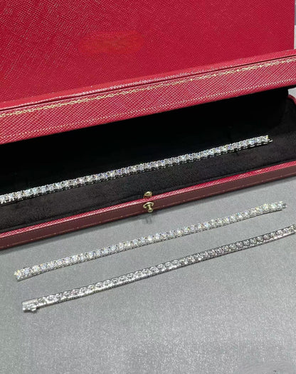 [Panda Jewelry jewelrys]TENNIS BRACELET WITH FULL DIAMOND SETTING