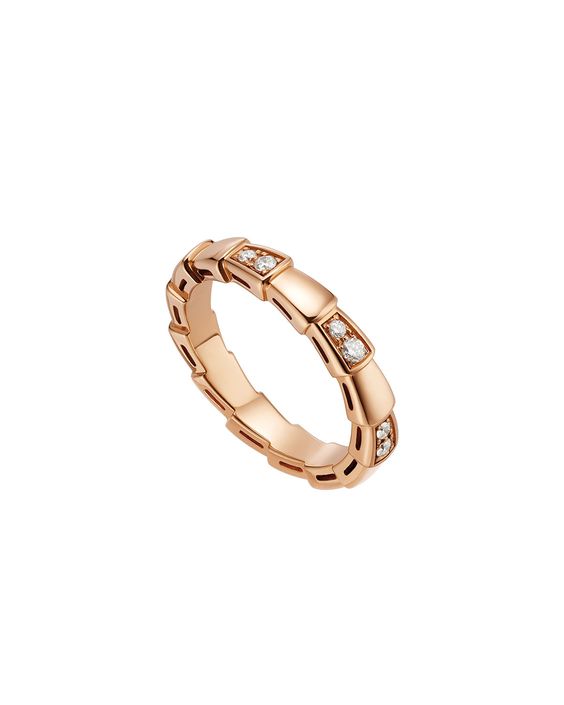 [Panda Jewelry]SERPENTI RING PINK GOLD  3MM