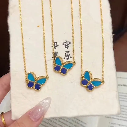 [✨Panda Jewelry💎] 2026 NEW LUCKY BUTTERFLY 1 MOTIFS NECKLACE