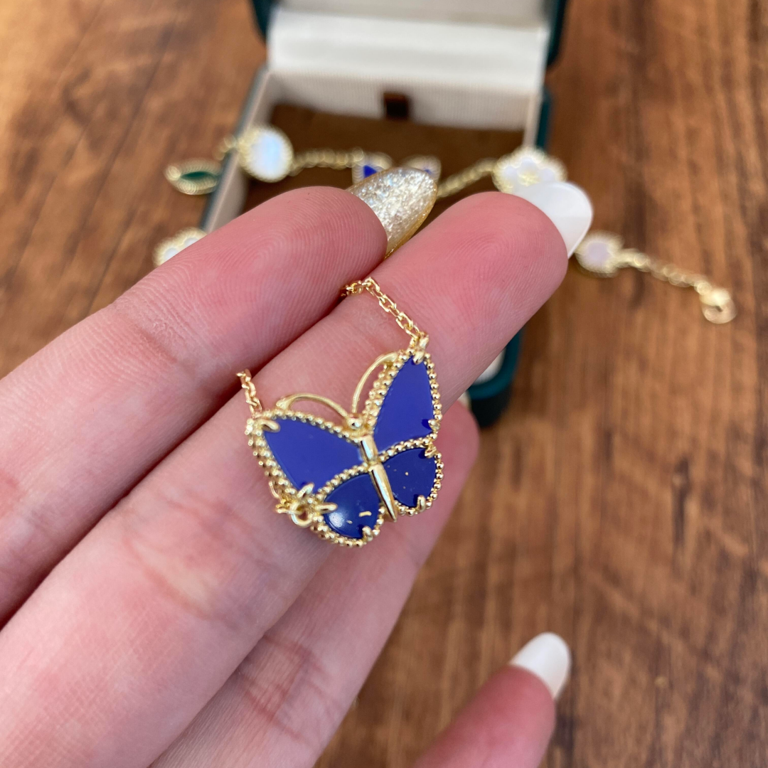 [✨Panda Jewelry💎] 2026 NEW LUCKY BUTTERFLY 1 MOTIFS NECKLACE