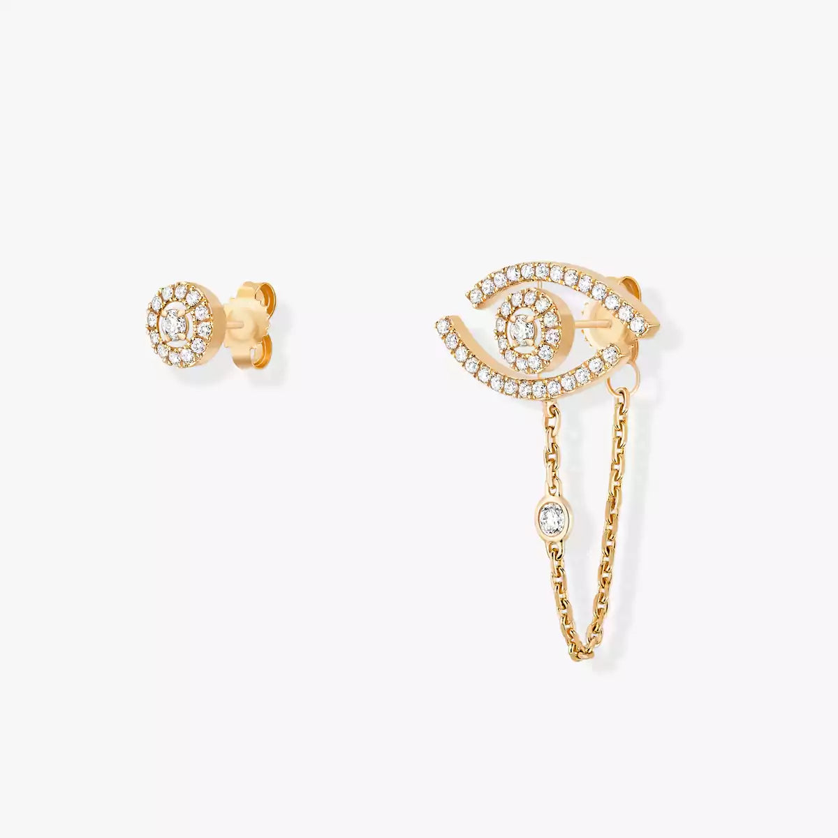 [Panda Jewelry]Lucky Eye Diamond Earrings