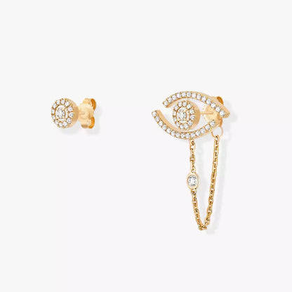 [Panda Jewelry]Lucky Eye Diamond Earrings