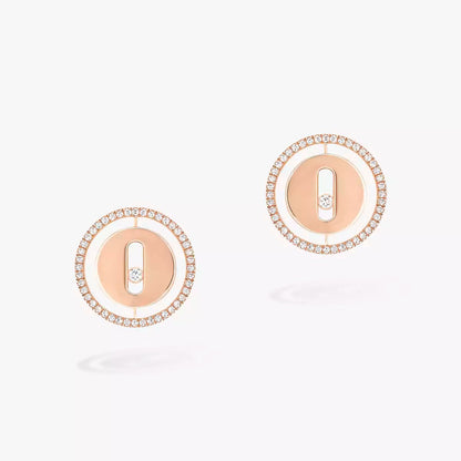 [Panda Jewelry]Lucky Move Diamond Earrings