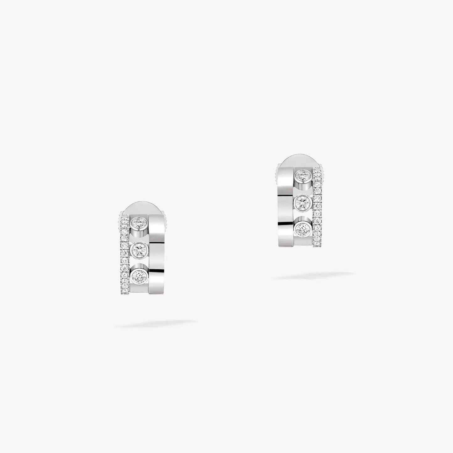 [Panda Jewelry]MOVE ROMANE EARRINGS DIAMOND