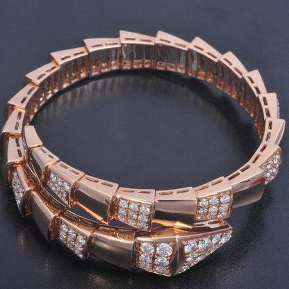 [Panda Jewelry]SERPENTI BRACELET PINK GOLD DIAMOND