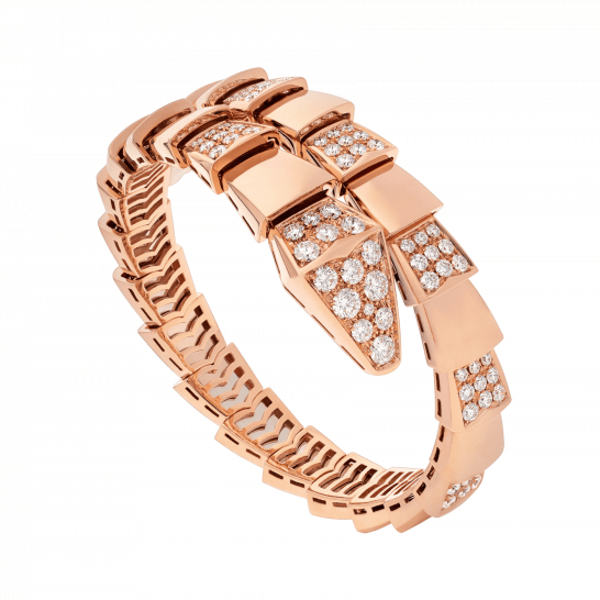 [Panda Jewelry]SERPENTI BRACELET PINK GOLD DIAMOND