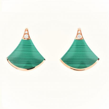 [Panda Jewelry]DIVAS DREAM EARRINGS PINK GOLD