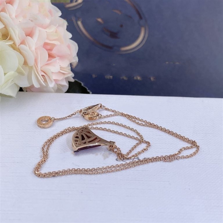 [Panda Jewelry]DREAM NECKLACE CARNELIAN 1 DIAMOND