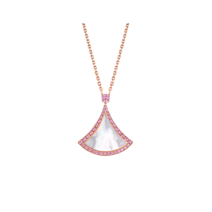 [Panda Jewelry]DREAM NECKLACE MOP DIAMOND PINK
