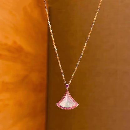 [Panda Jewelry]DREAM NECKLACE MOP DIAMOND PINK
