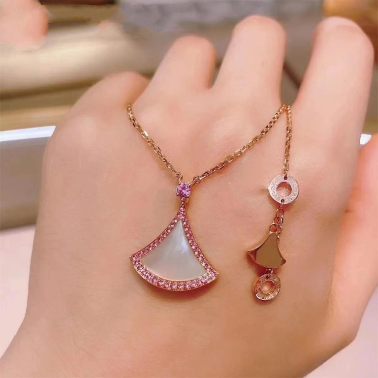 [Panda Jewelry]DREAM NECKLACE MOP DIAMOND PINK