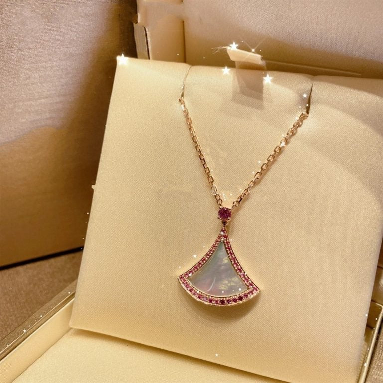 [Panda Jewelry]DREAM NECKLACE MOP DIAMOND PINK