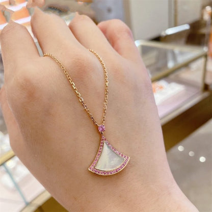 [Panda Jewelry]DREAM NECKLACE MOP DIAMOND PINK