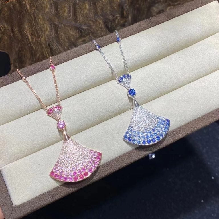 [Panda Jewelry]DREAM NECKLACK DIAMOND PINK GOLD