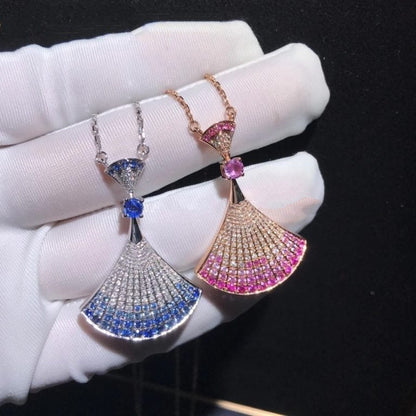 [Panda Jewelry]DREAM NECKLACK DIAMOND PINK GOLD