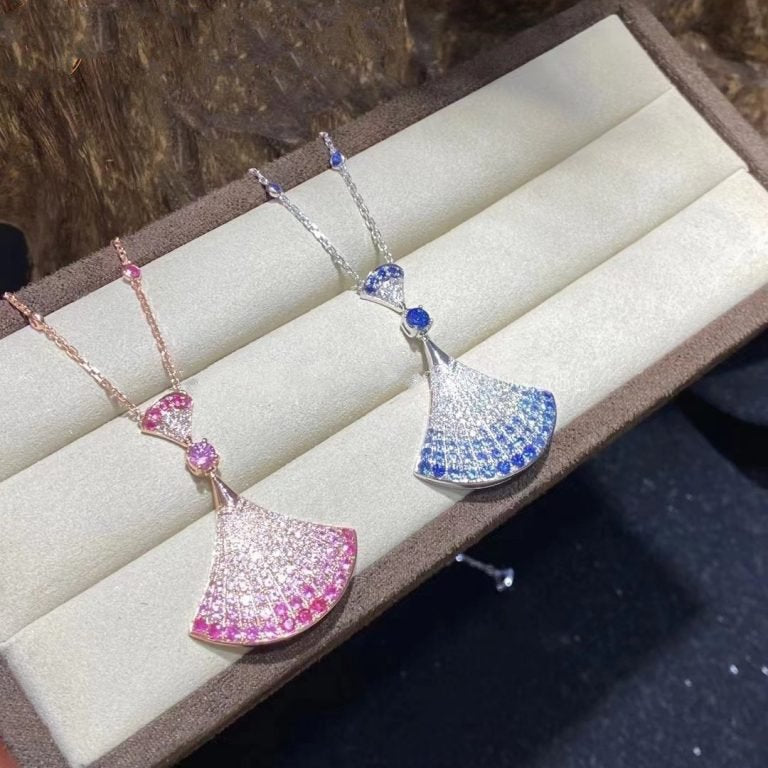 [Panda Jewelry]DREAM NECKLACE AGATE SILVER DIAMOND