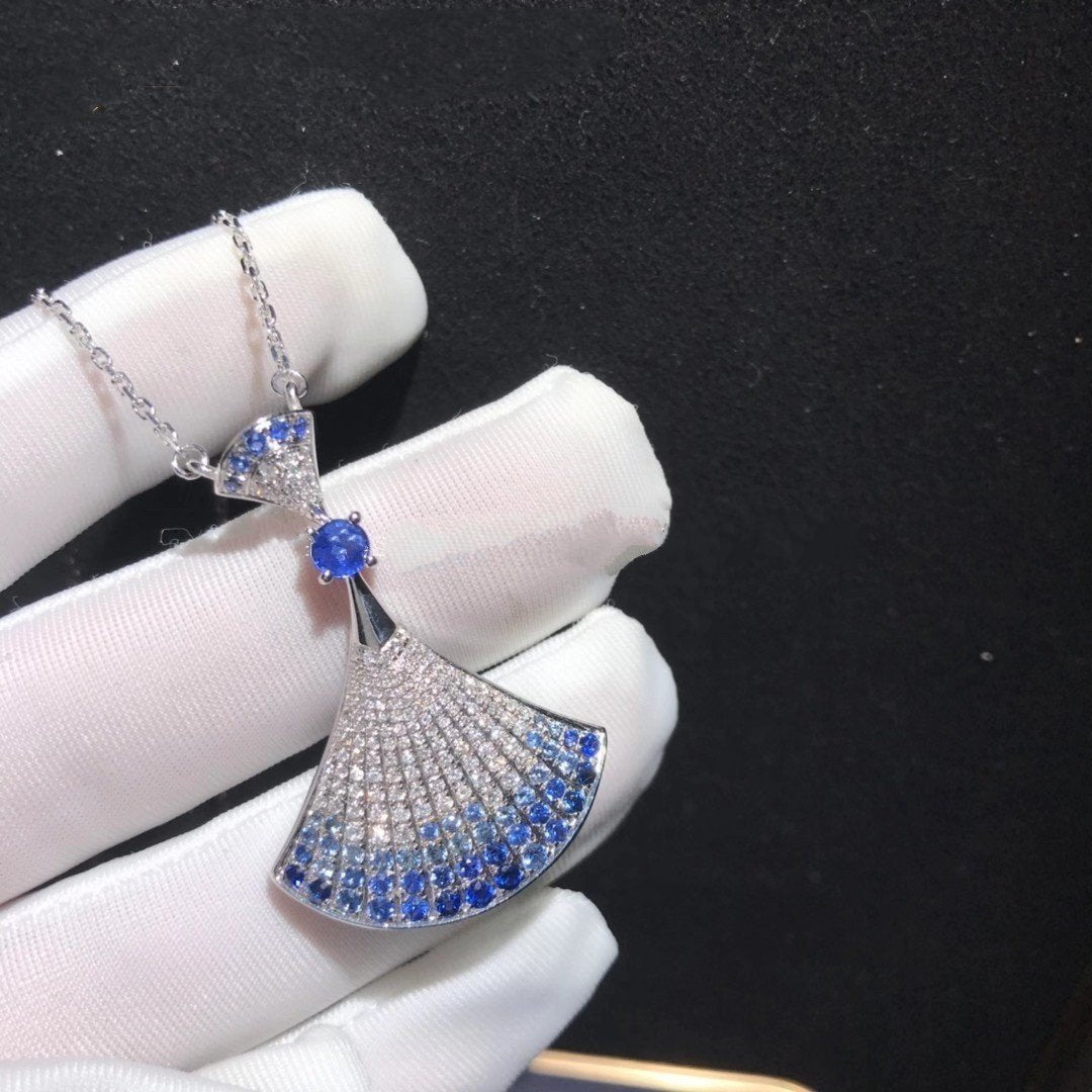 [Panda Jewelry]DREAM NECKLACE AGATE SILVER DIAMOND