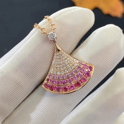 [Panda Jewelry]DREAM NECKLACE PINK GOLD PINK DIAMOND