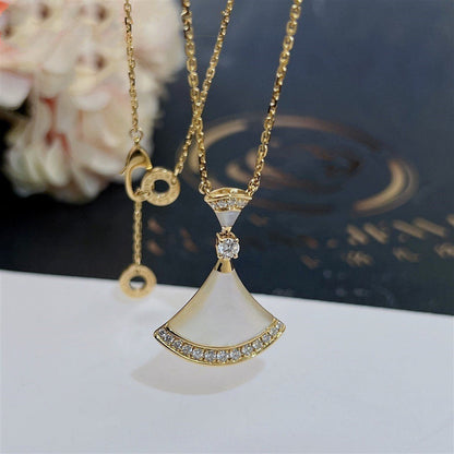 [Panda Jewelry]DREAM NECKLACE MOP GOLD DIAMOND