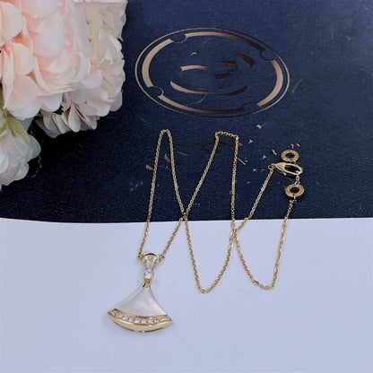 [Panda Jewelry]DREAM NECKLACE MOP GOLD DIAMOND