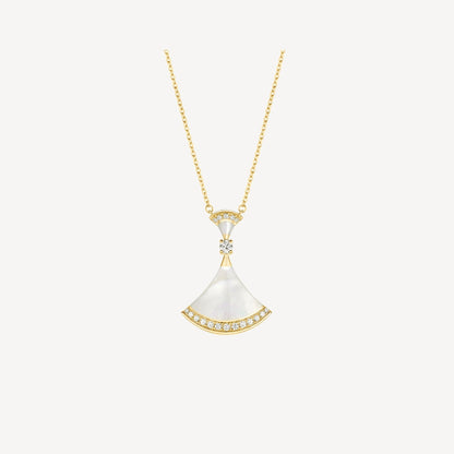[Panda Jewelry]DREAM NECKLACE MOP GOLD DIAMOND