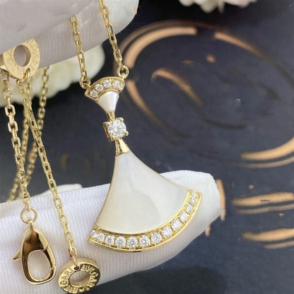 [Panda Jewelry]DREAM NECKLACE MOP GOLD DIAMOND