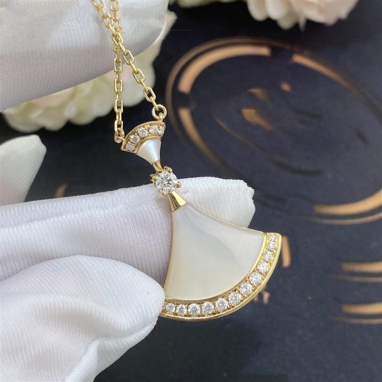 [Panda Jewelry]DREAM NECKLACE MOP GOLD DIAMOND