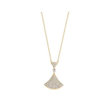 [Panda Jewelry]DREAM NECKLACE GOLD FULL DIAMOND