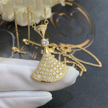 [Panda Jewelry]DREAM NECKLACE GOLD FULL DIAMOND