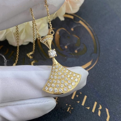 [Panda Jewelry]DREAM NECKLACE GOLD FULL DIAMOND