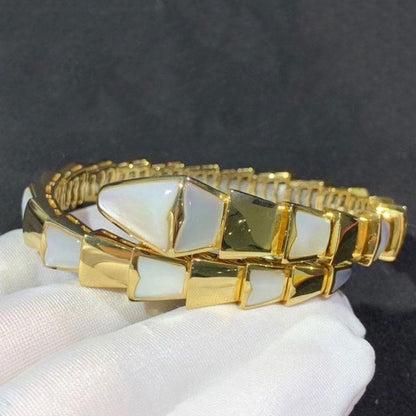 [Panda Jewelry]SERPENTI BRACELET MOP GOLD