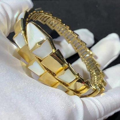 [Panda Jewelry]SERPENTI BRACELET MOP GOLD