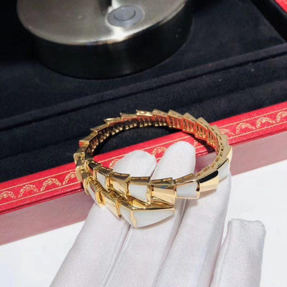 [Panda Jewelry]SERPENTI BRACELET MOP GOLD