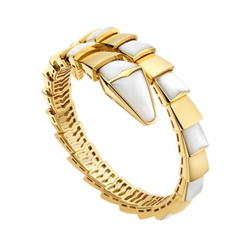 [Panda Jewelry]SERPENTI BRACELET MOP GOLD