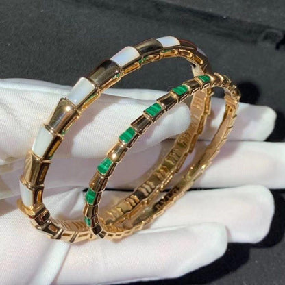 [Panda Jewelry]SERPENTI BRACELET PINK GOLD MOP