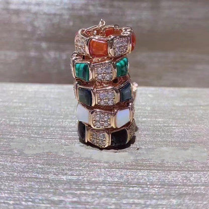 [Panda Jewelry]SERPENTI PEDANT DIAMOND NECKLACE