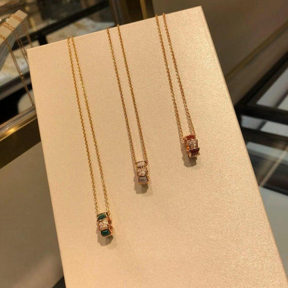 [Panda Jewelry]SERPENTI PEDANT DIAMOND NECKLACE