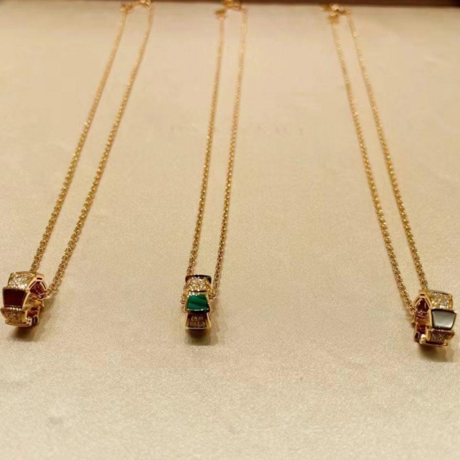 [Panda Jewelry]SERPENTI PEDANT DIAMOND NECKLACE
