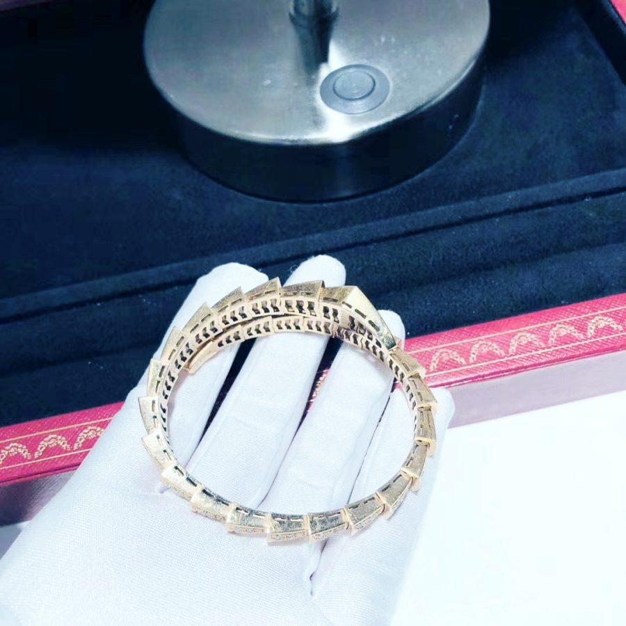 [Panda Jewelry]SERPENTI BRACELET 8MM PINK GOLD DIAMOND