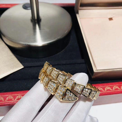 [Panda Jewelry]SERPENTI BRACELET 8MM GOLD DIAMOND