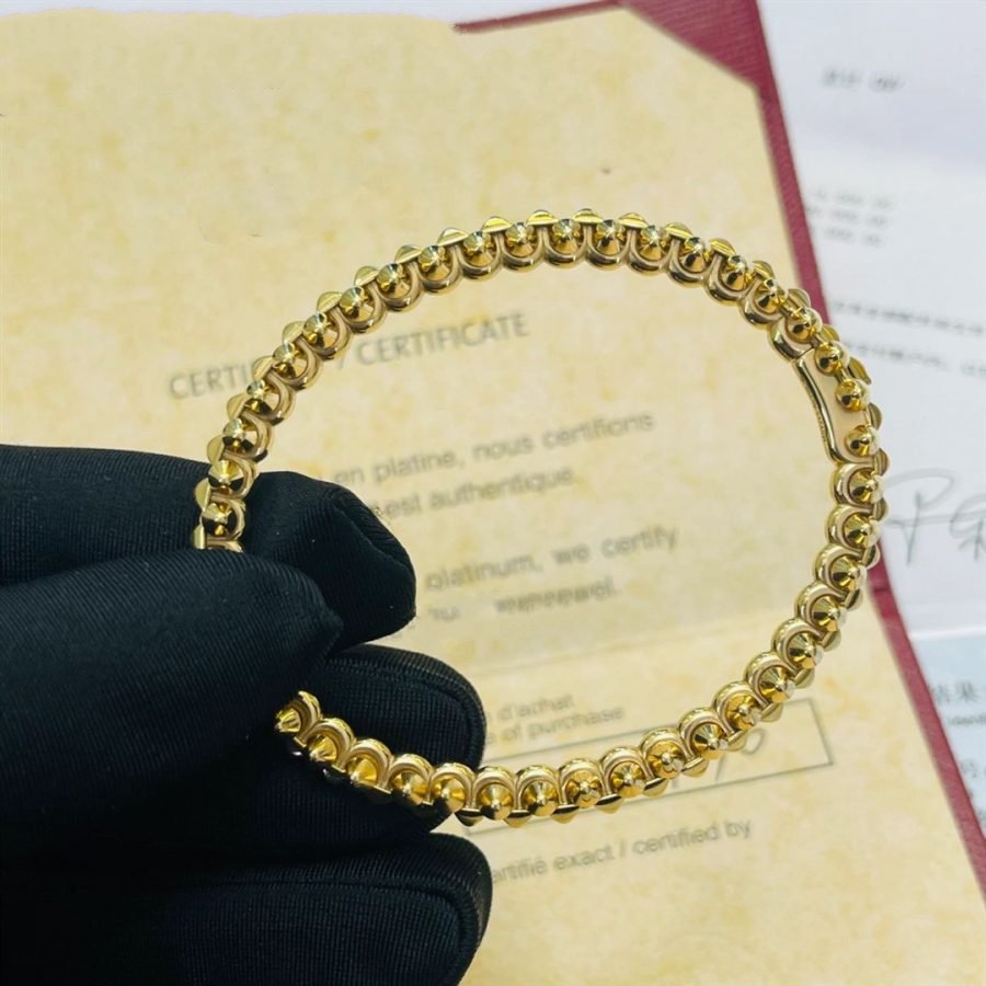 [Panda Jewelry]CLASH GOLD BRACELET