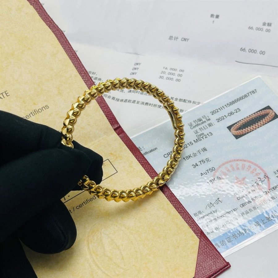 [Panda Jewelry]CLASH GOLD BRACELET
