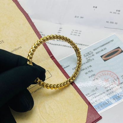[Panda Jewelry]CLASH GOLD BRACELET