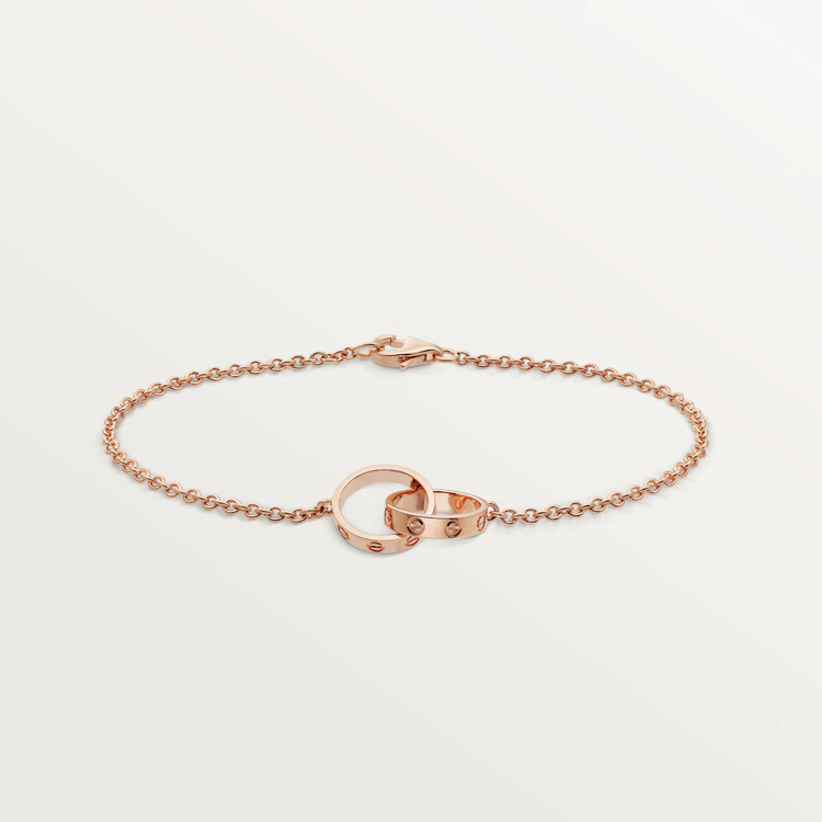 [Panda Jewelry]LOVE BRACELET DOUBLE RING