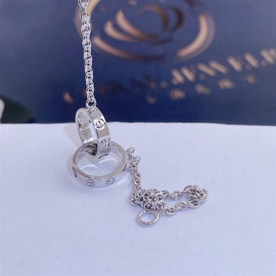 [Panda Jewelry]LOVE BRACELET DOUBLE RING