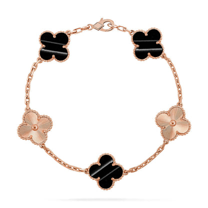 [Panda Jewelry] CLOVER 5 MOTIF PULSAR STONE BRACELET COLLECTION
