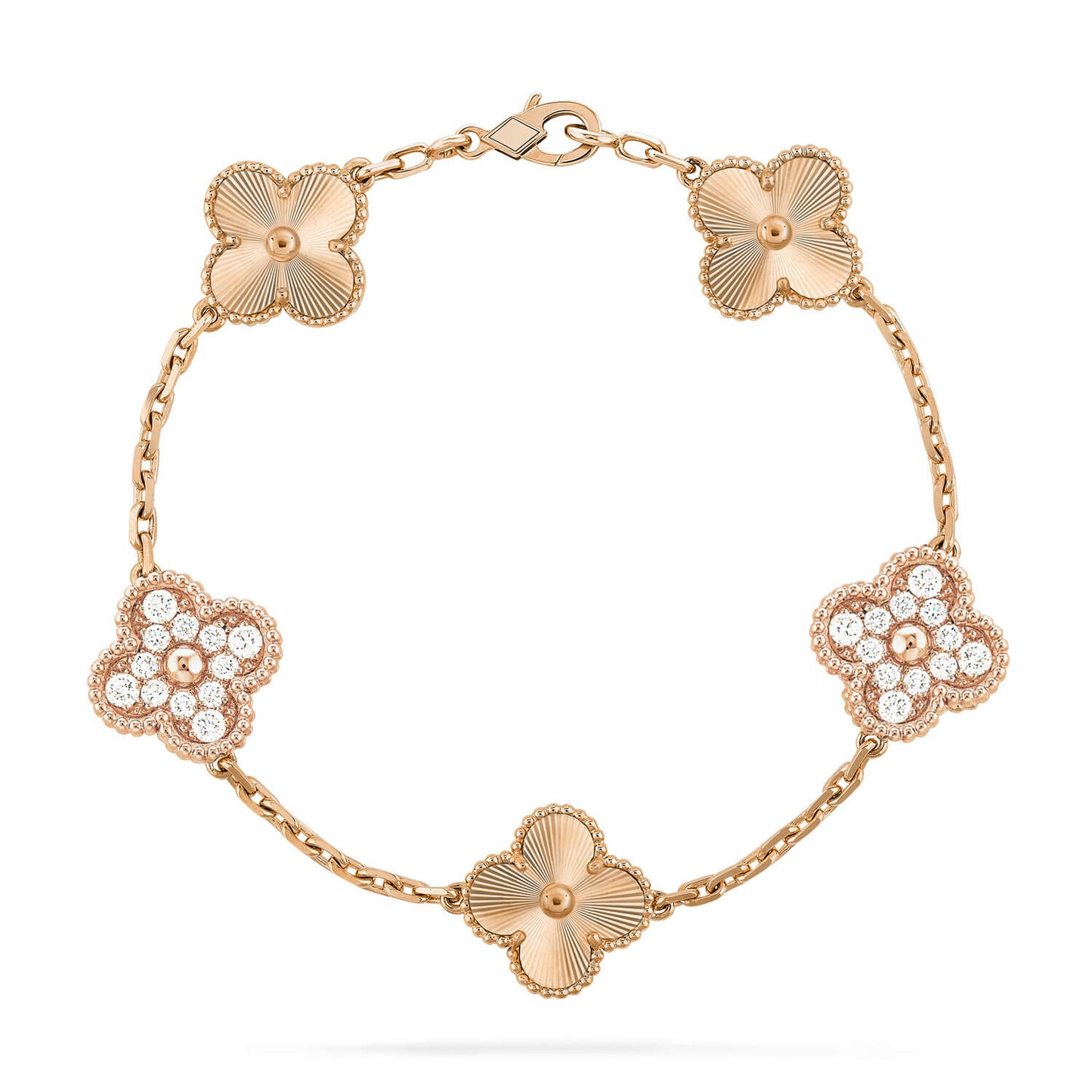 [Panda Jewelry] CLOVER 5 MOTIF LASER BRACELET COLLECTION
