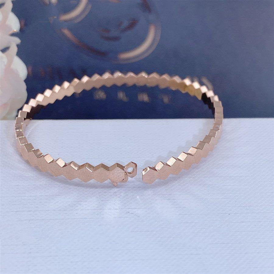 [Panda Jewelry]BEE LOVE PINK GOLD BRACELET